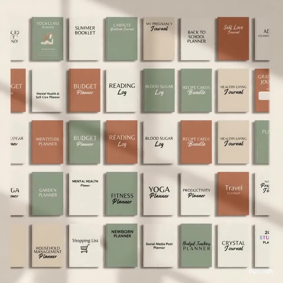 Canva Templates Bundle - Editable Planners, Journals & Social Media Kit video poster