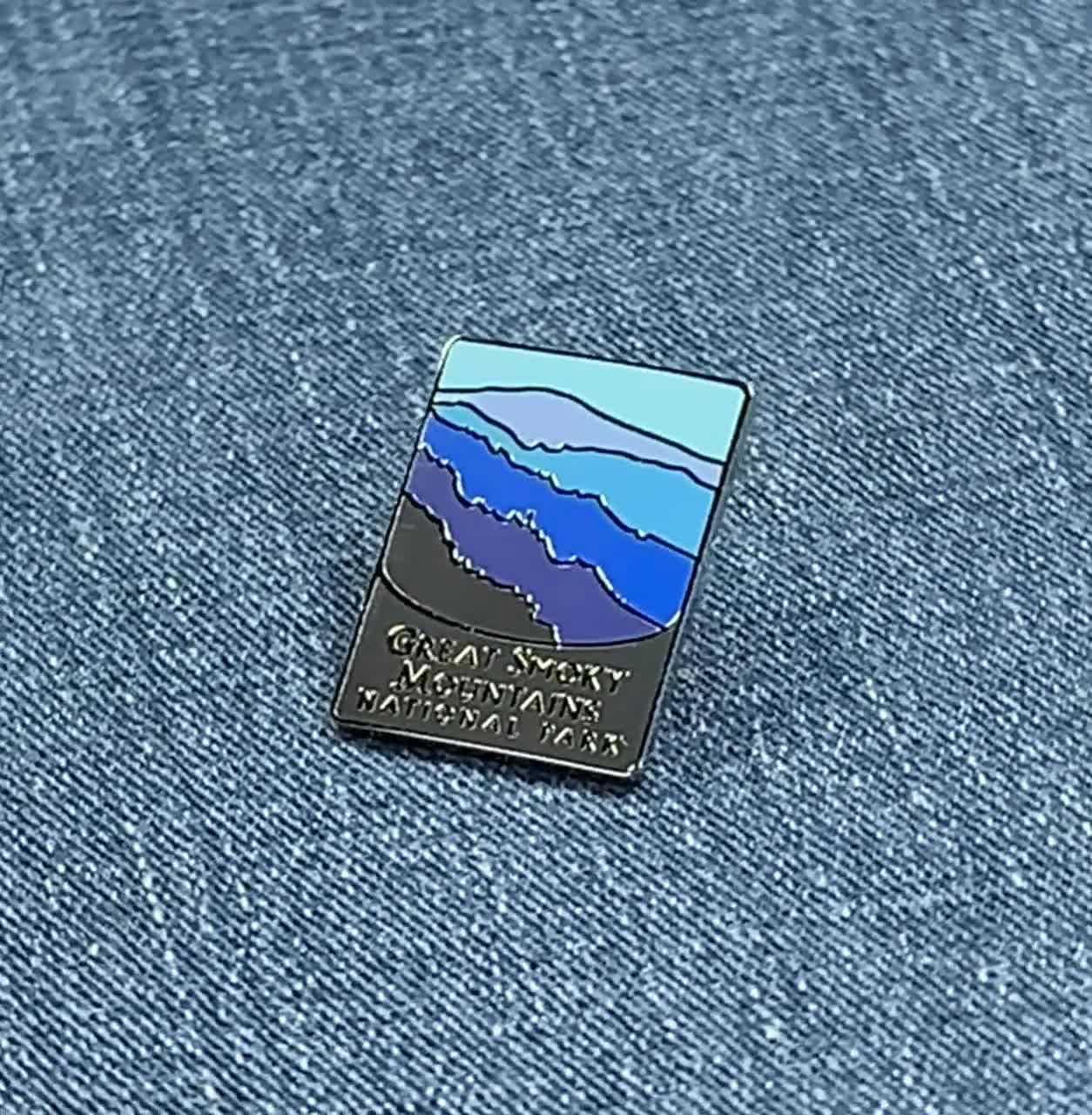 Great Smoky Mountains National Park Enamel Lapel Pin - Tennessee North Carolina Travel Gift video poster