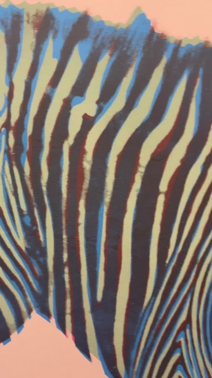 ANDY WARHOL - Grevy's Zebra - Signed, Numbered Edition 18/2400, 60