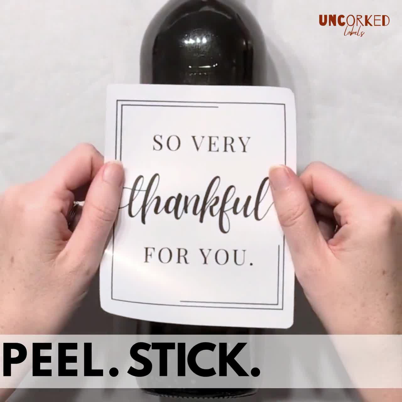 Champagne 「Kill Me If You Can」 Anti Trump Custom Wine Label: Funny Political Gift for Democrats