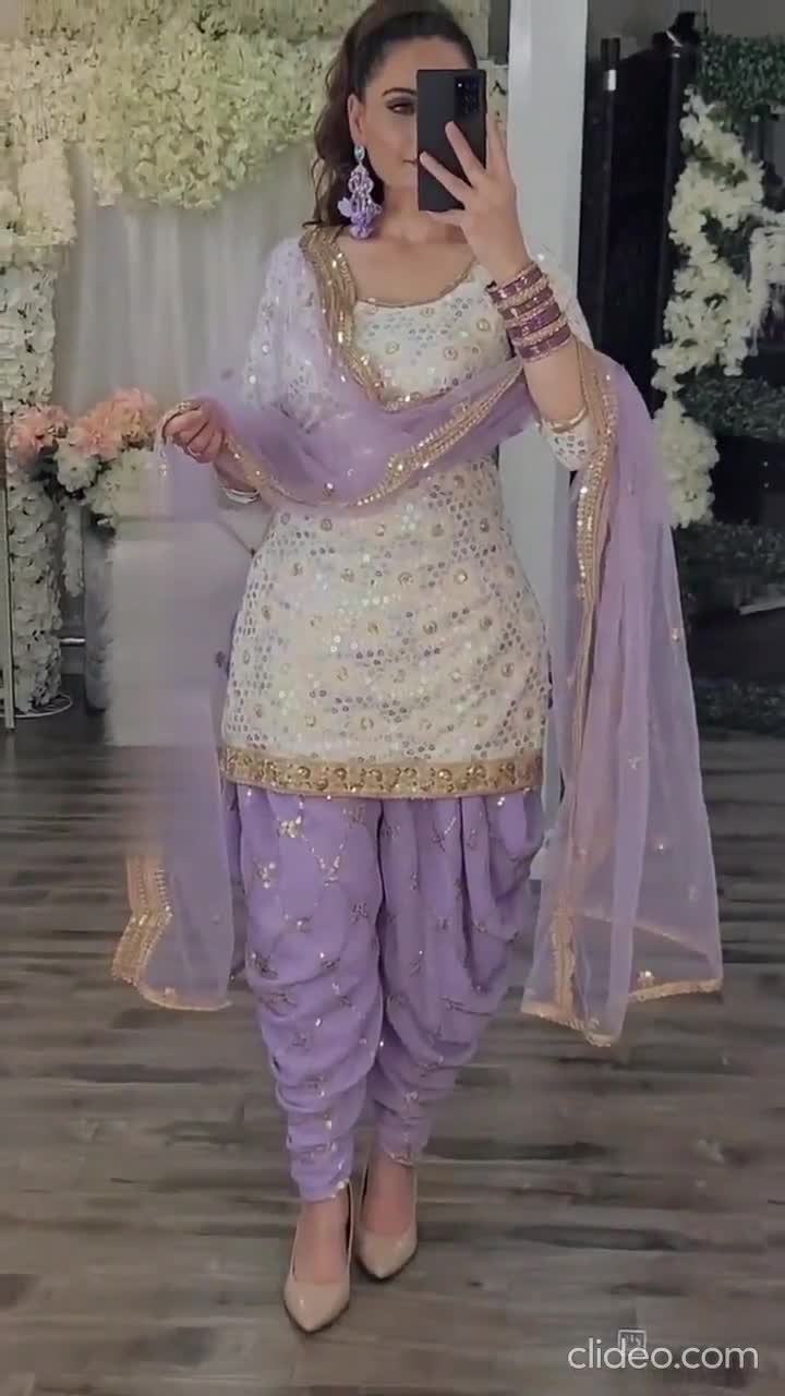 Buy Purple Salwar Kameez | Online Indian Wedding Purple Salwar Kameez