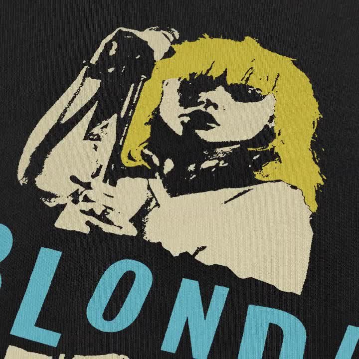 Maglietta Ufficiale Blondie / Debbie Harry - 5 Disegni - Unisex In Cotone