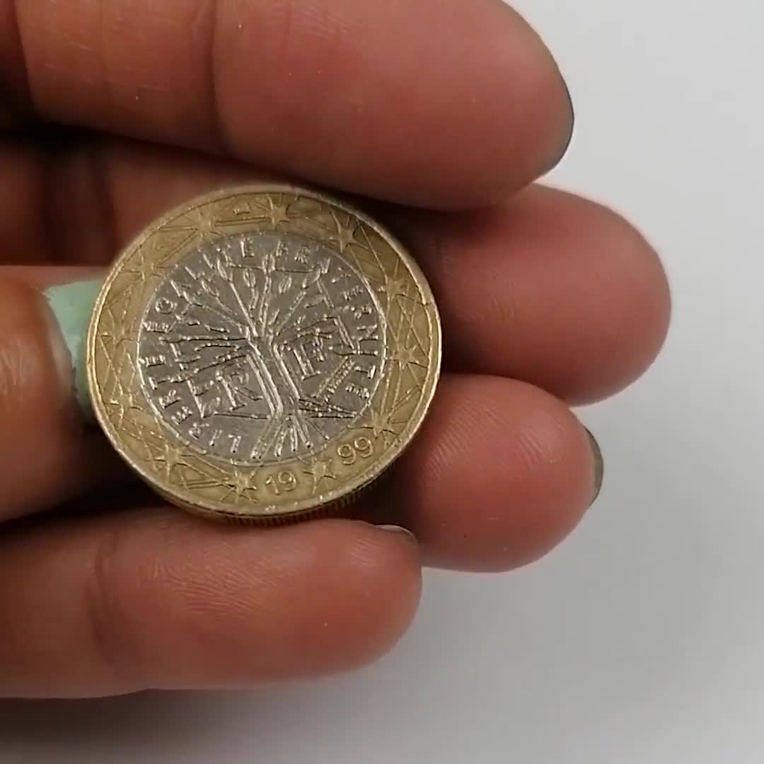 1ユーロ 1999年 - 非常に希少なフランスのユーロ硬貨 - RF - Liberte Egalite Fraternite