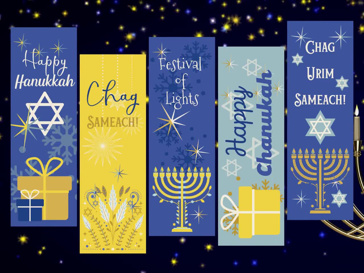 Hanukkah Festival of Lights Ribbon Pack