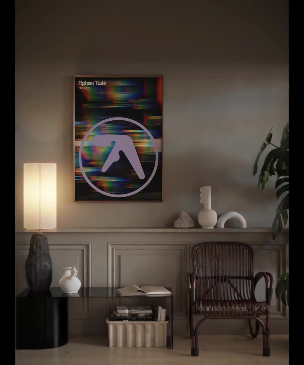 Aphex Twin (AFX) Print Richard David James Drukqs 90s Album