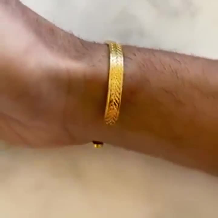 Chuangbang Jewelry Openable Hand Dubai Gold Bangles Women Men Gold India |  Ubuy