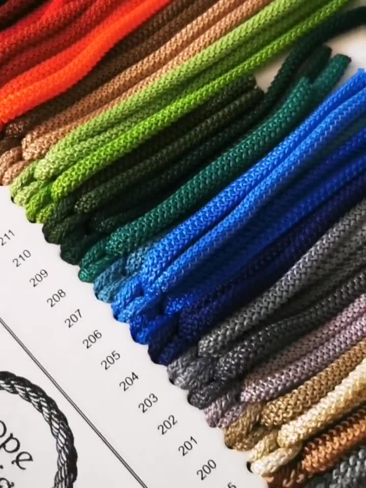 Macrame 6mm Cord, Braided Nylon Strong Cord, Soft Colored Rope, Nylon Soft  Rope, Crocheting Rope, Macrame Rope, Textile Macrame Rope, Cord 