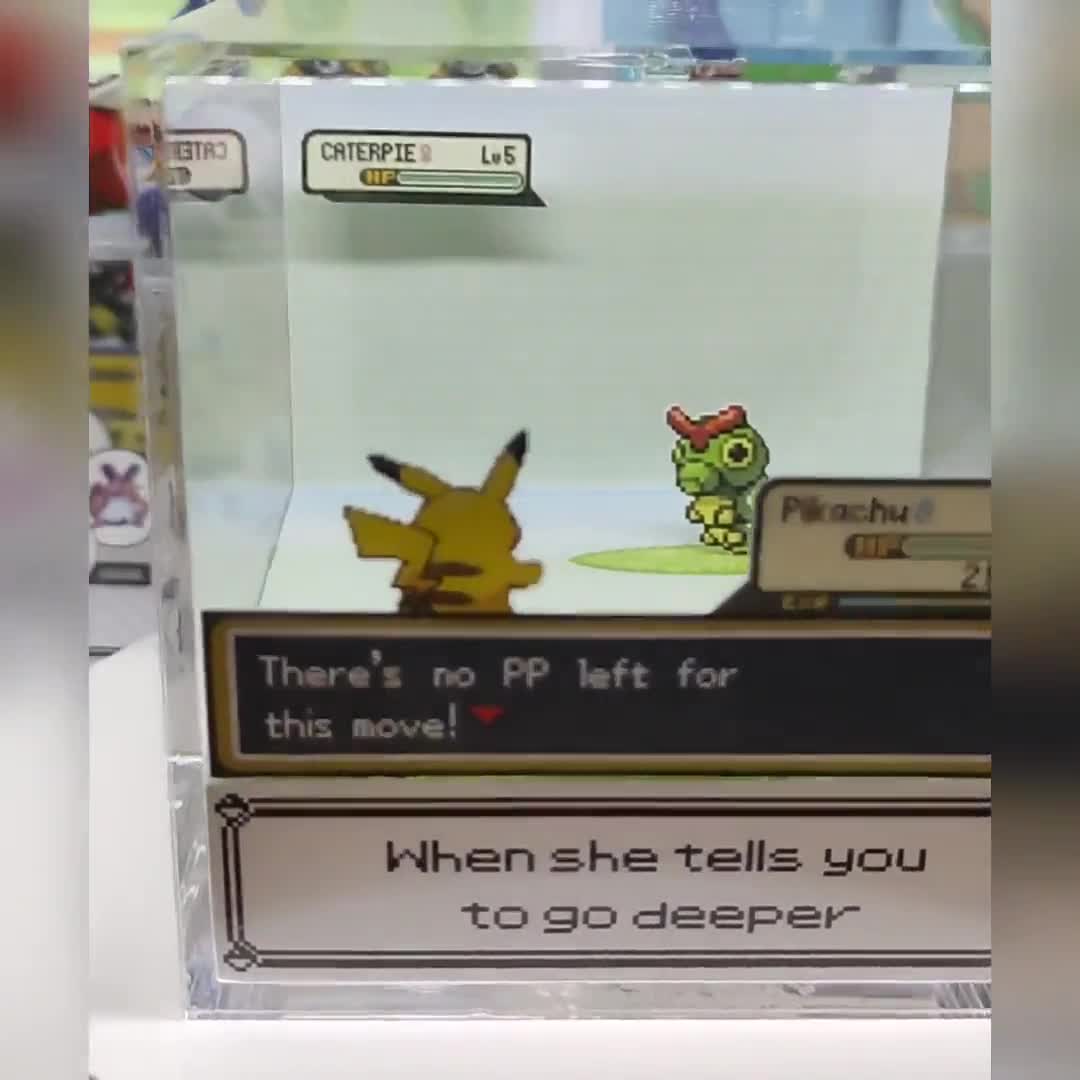 Meme Encounter when She Tells You to Go Deeper Pokémeme 3D 