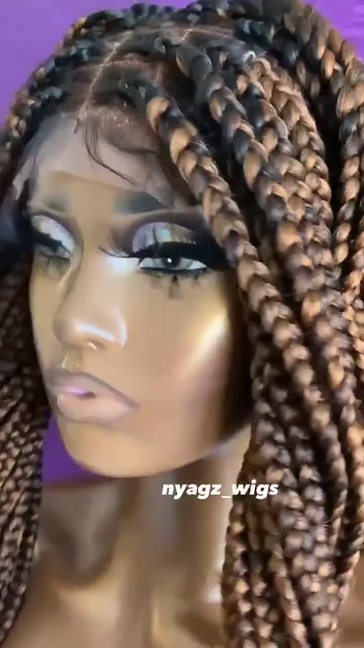 Ready to ship;Braided wig, Braided wigs, Box Braids, Box Braided wig,  Braids, Braid wig, Wigs, Braid wig for Black women