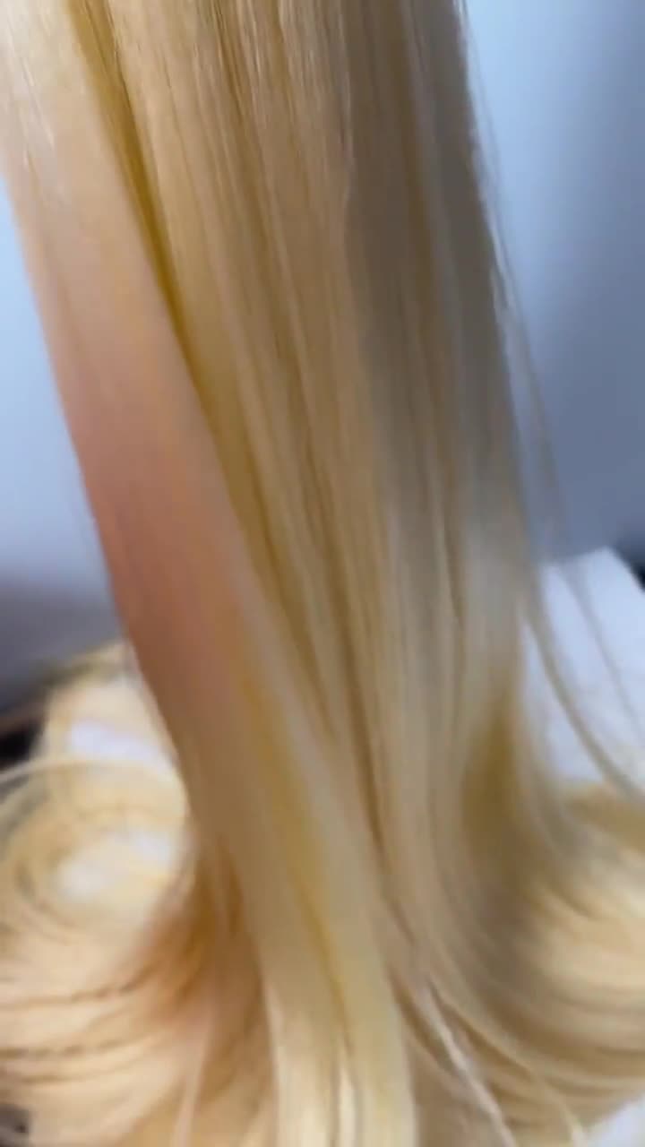 Champagne Blonde Saran Doll Hair for Rerooting -  Israel