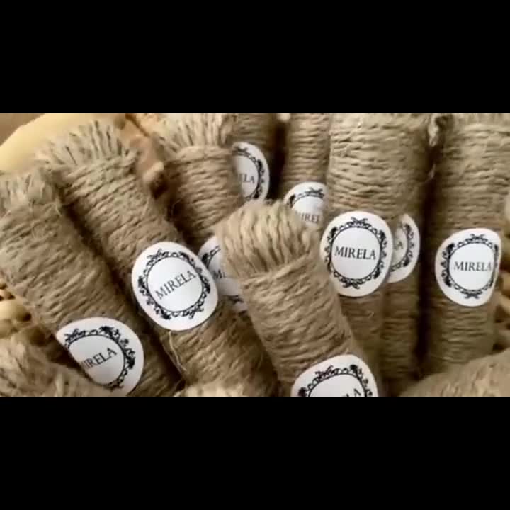 Jute Twisted Cord 4mm. Natural Jute Cord. Raw Jute Rope. Rustic Wedding  Decor. Plain Gift Wrapping Burlap Craft Cording / 30ft 10yd 9m 