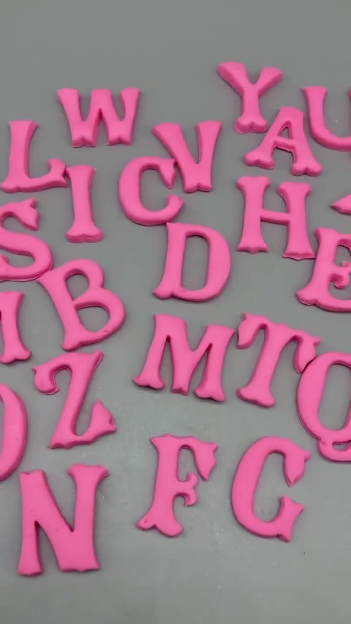 Sugar Candy Letters for Cupcakes, Cakes, Smash Hearts, Drinks & More –  Sugar Art Supply