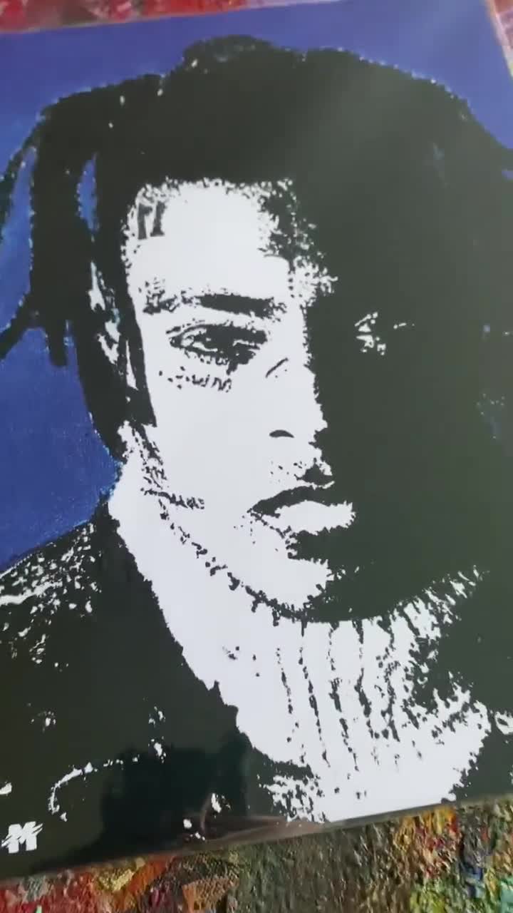 XXX Tentacion - Print from Original Painting - Free UK Delivery - UNFRAMED