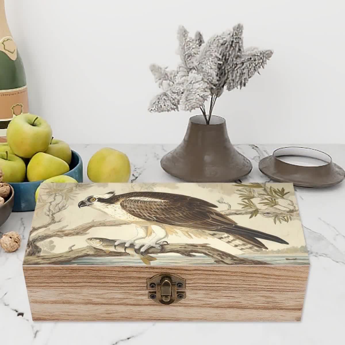 fish and bird box Songbird Essentials Trout Birdhouse Pine shingle roof provides a quaint cover for your feathered friends Bird head bird box hi-res