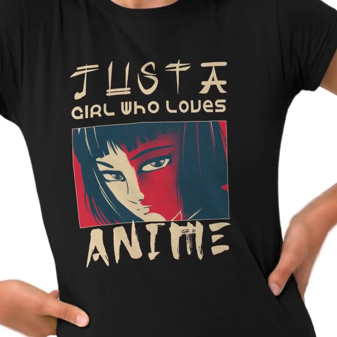 TeeShirtPalace | Just A Girl Who Loves Anime Gifts For Teen Girls Anime  Drawstring Bag