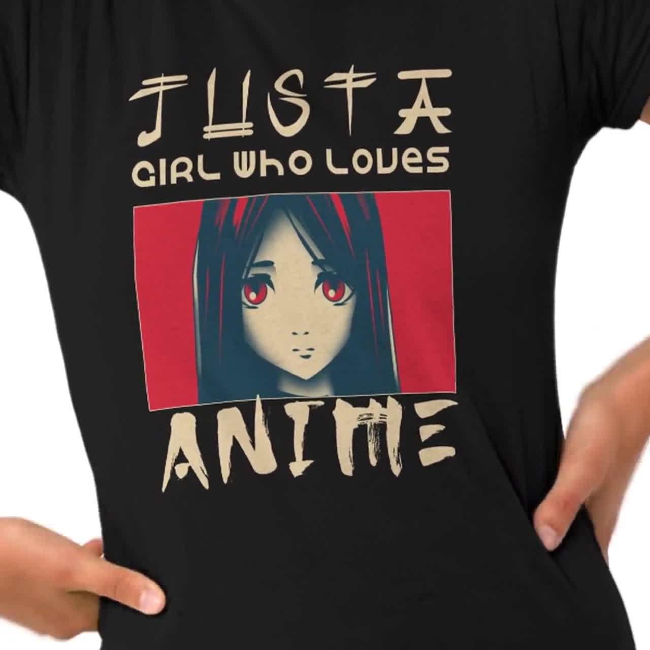  Anime Girl Japanese Aesthetic anime Otaku Long Sleeve T-Shirt :  Clothing, Shoes & Jewelry