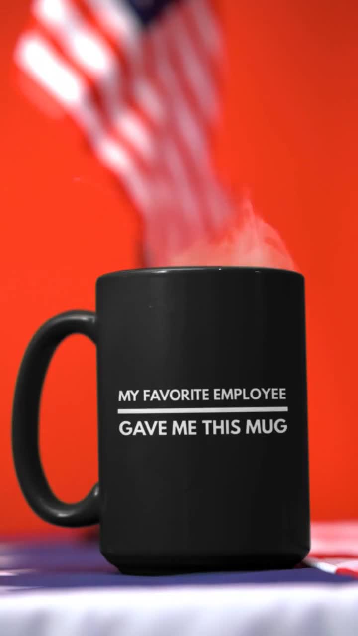 My Favorite Coworker Black Mug – Alotta Latte