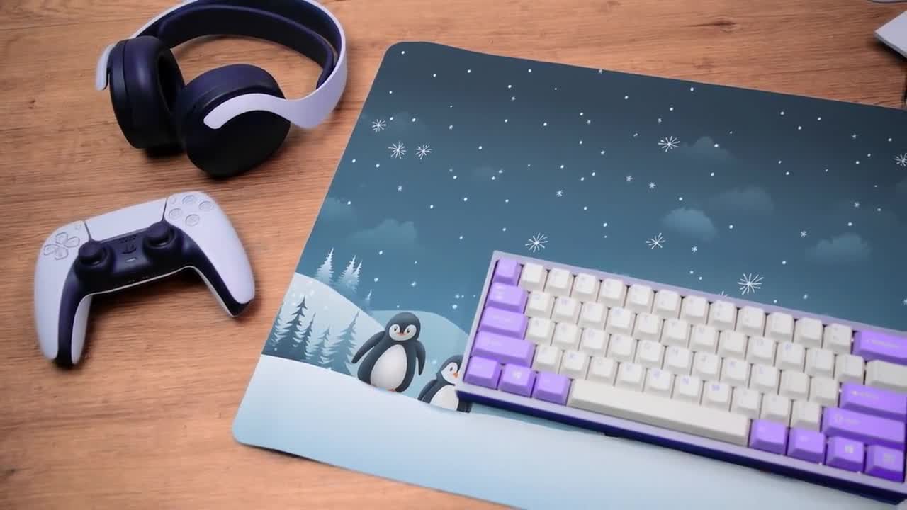 Cute Penguin Desk Mat  The cutest desk mat for any gaming/work space! –  JoogiStudio