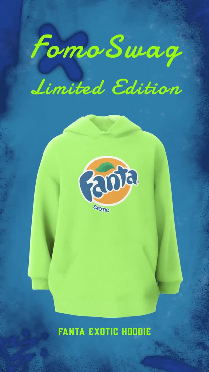 Fanta Exotic (limited Lime Green Edition) Hoodie - Etsy
