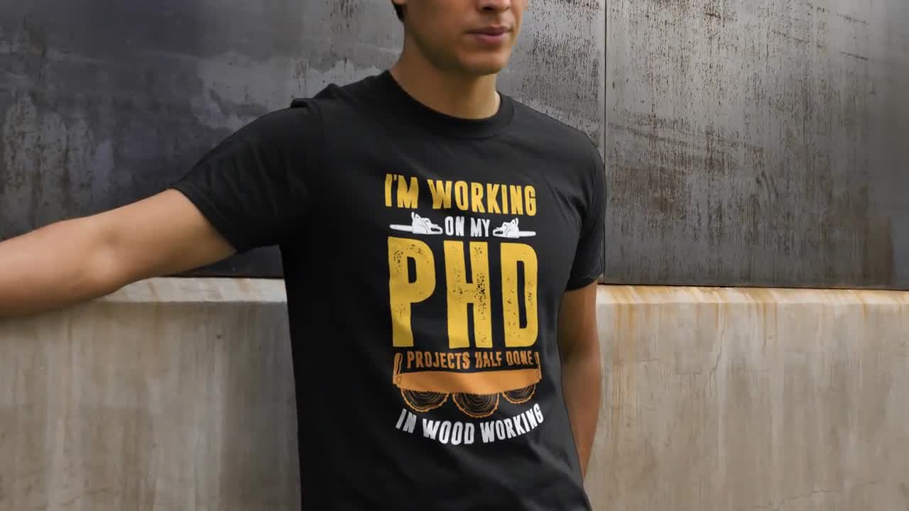 I Am Working on My Phd Project Half Done, PHD T-shirt, Phd Tee, Gift for a  PHD Student, PHD Student T-shirt, Funny Phd T-shirt, Student Phd -   Australia