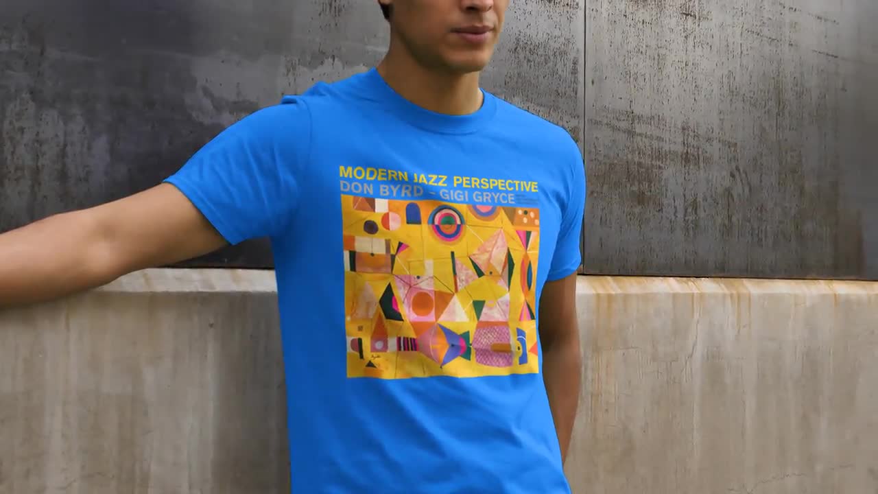 Jazz T Shirt, Retro Don Byrd Record Album Cover Artwork