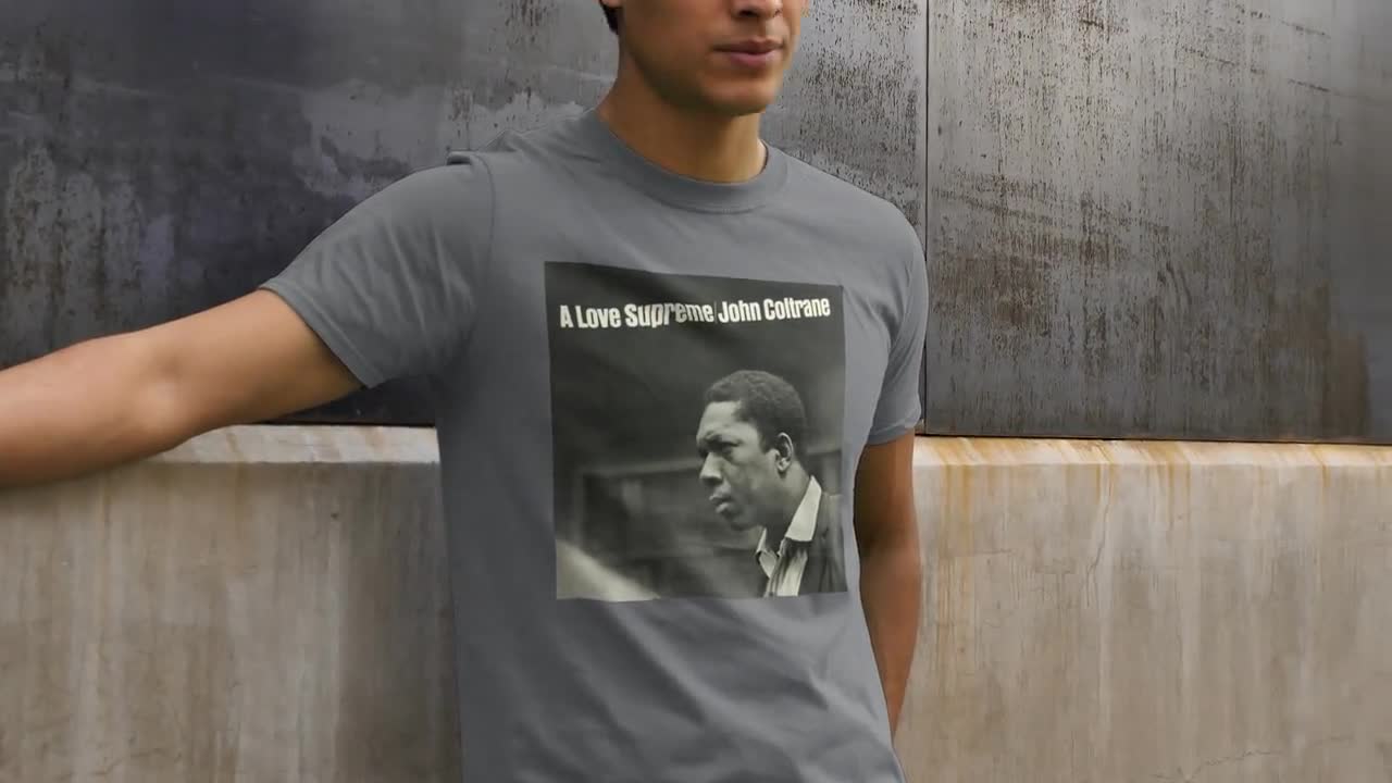 John Coltrane T Shirt, Love Supreme Shirt, Sax Player Shirt for