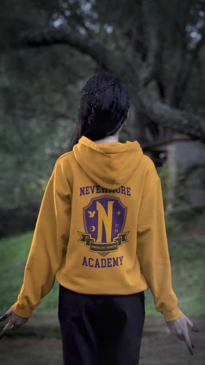 Vintage Nevermore Academy Wednesday Addams 2022 Sweatshirt - Wiseabe  Apparels