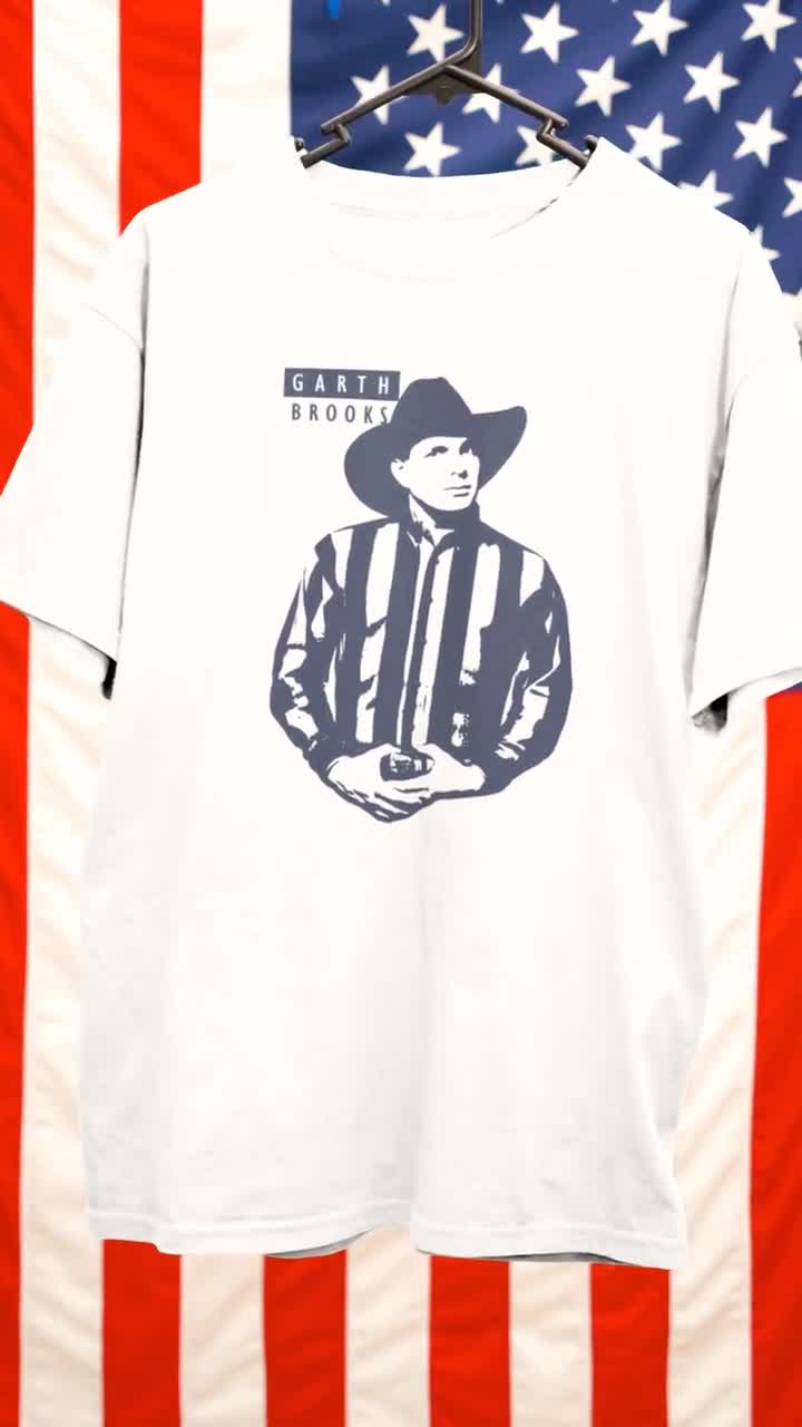 Garth brooks clearance american flag shirt