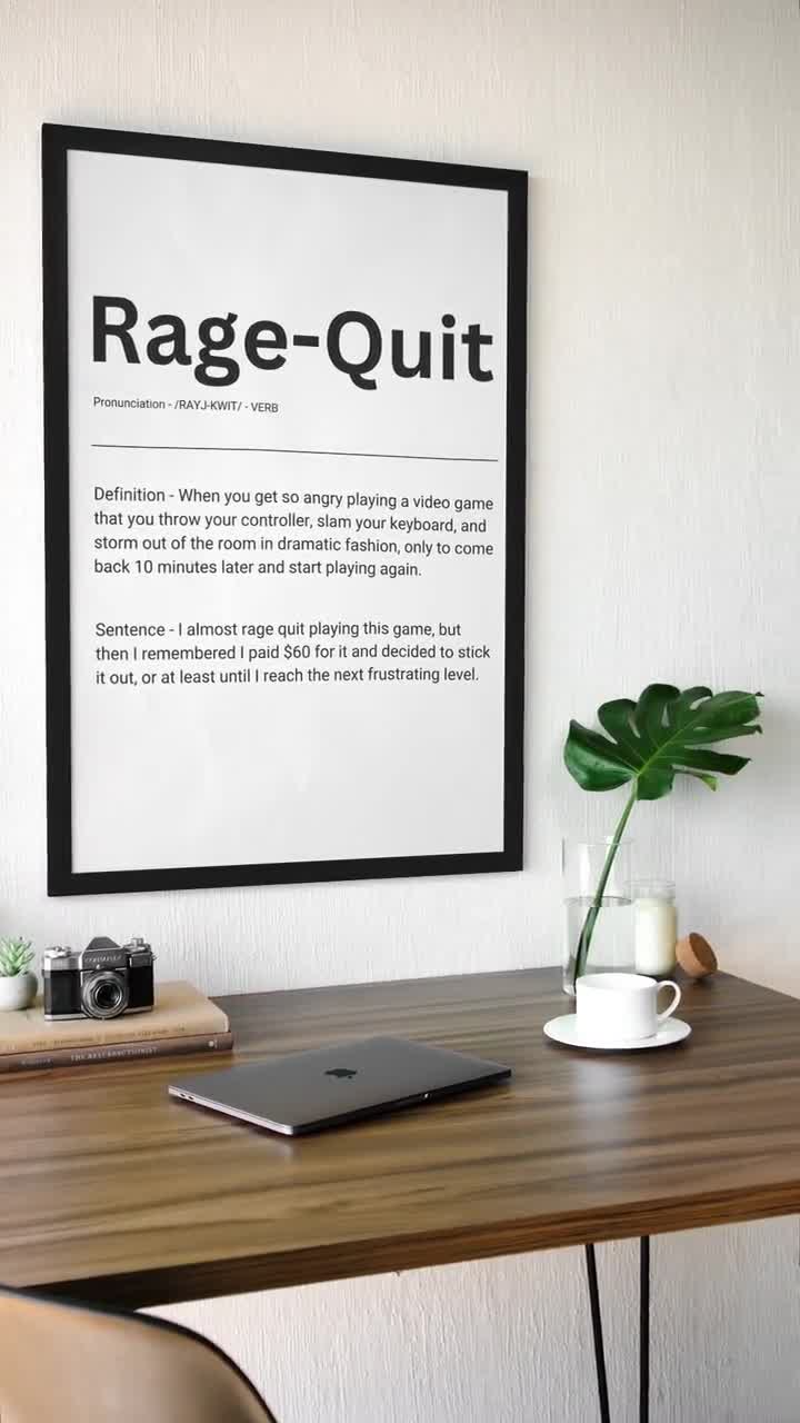 DM poster - Rage Quit by Hagenrok on DeviantArt