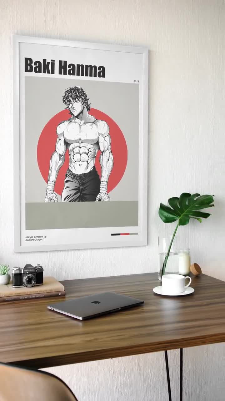  Baki Anime Poster Ogre Hanma Hanging Poster Canvas