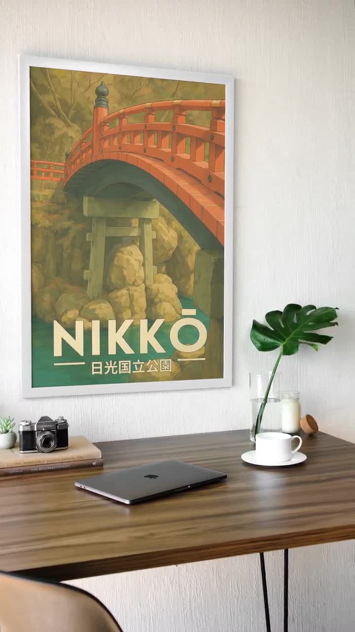 日光国立公園 ヴィンテージ日本旅行ポスター - Etsy 日本
