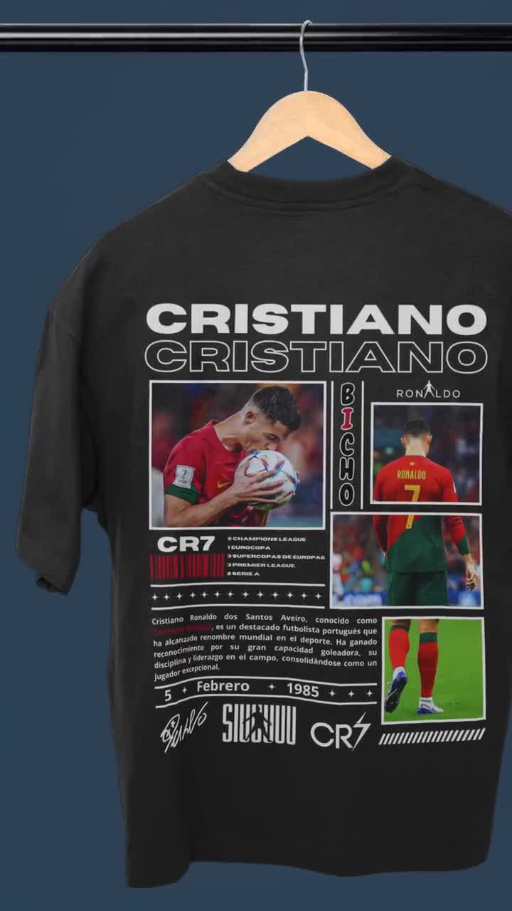 Cr7 クリスティアーノ ロナウド T シャツ デザイン デジタル ファイル