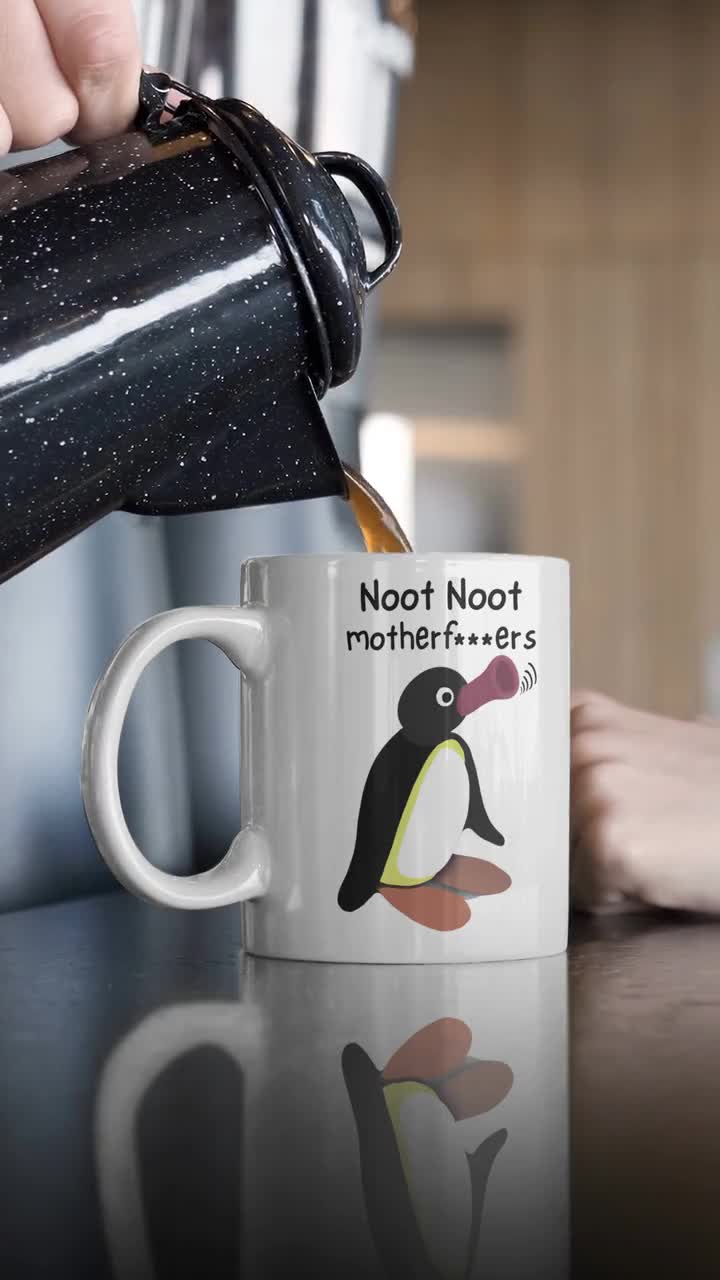 Farting Penguin Mug Cute Penguin Mug Penguin Lover Gift Idea Funny