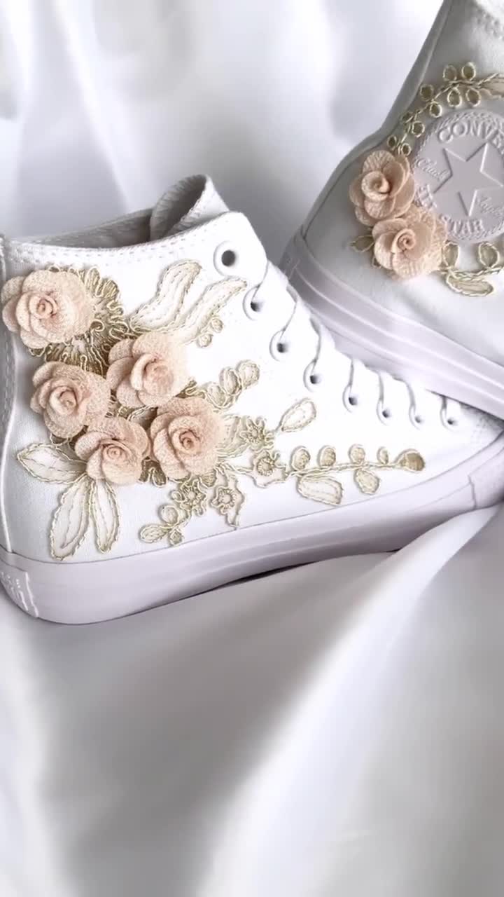 Converse holiday collection rose gold best sale