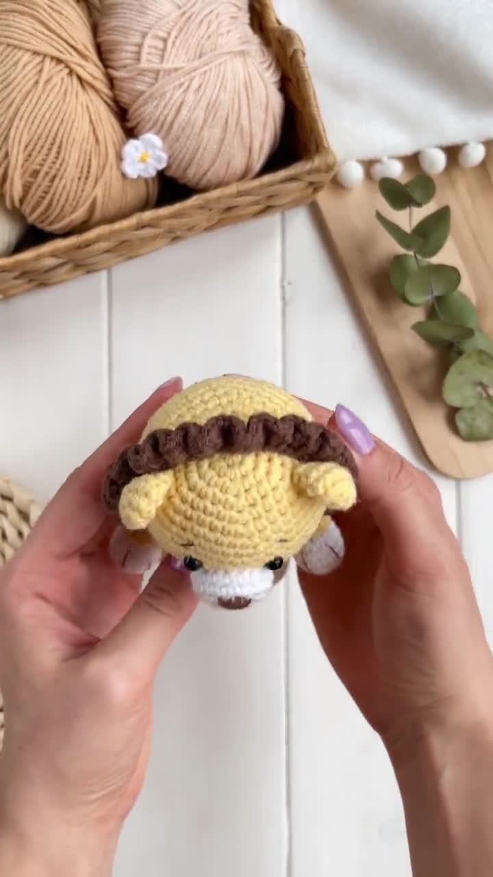 あみぐるみかぎ針編みパターン PDF ライオンのロリー、あみぐるみ簡単