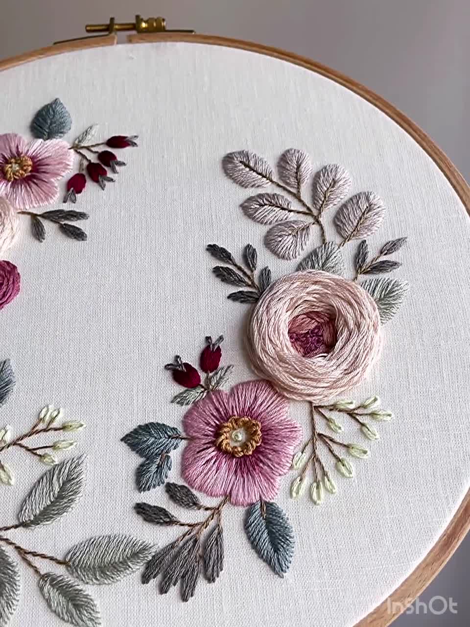 Floral Farm Friends - Hand Stitch Embroidery Transfer Pattern