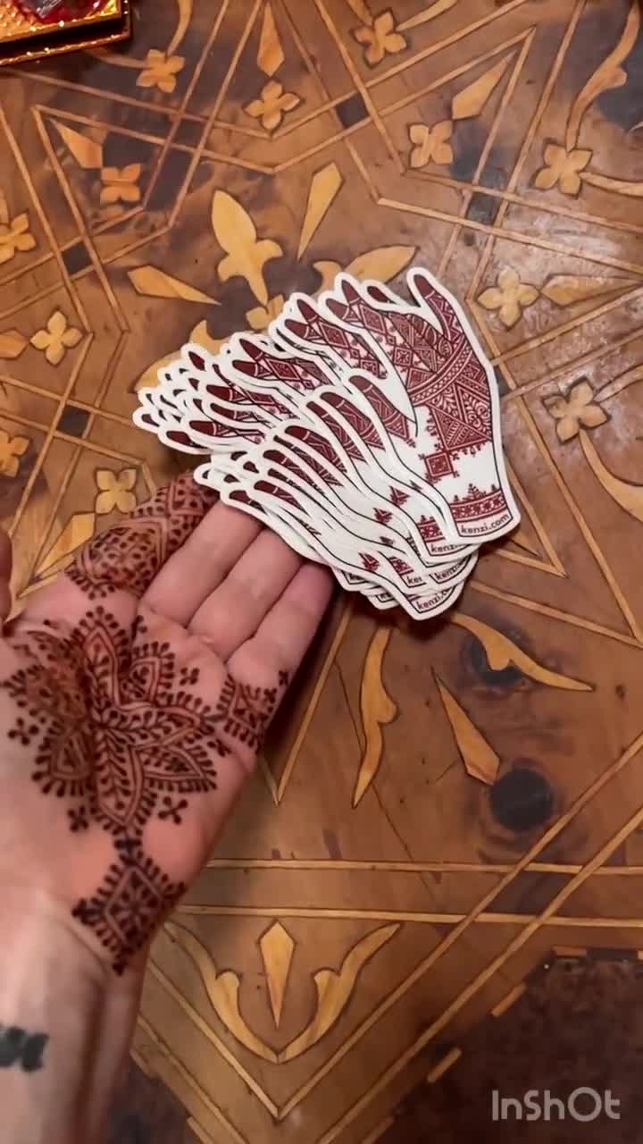 Sana mehndi stickers