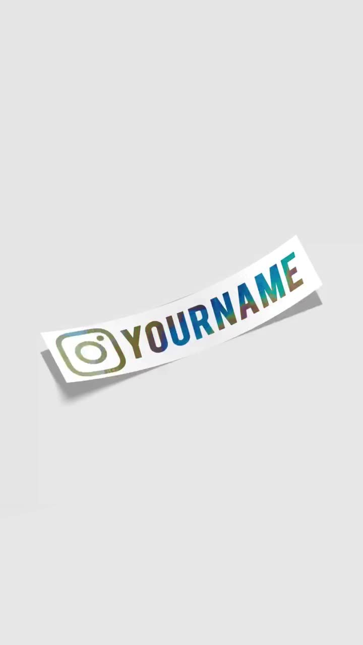 Pegatina Instagram Personalizada