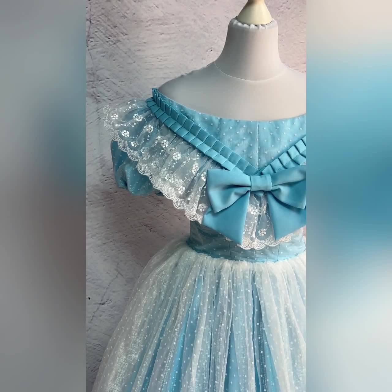 1860s day dress blue Civil War Era Dress Trimmed in Complimentary Fabric / Day Wrapper, cam –  Timeless Stitches main image 0