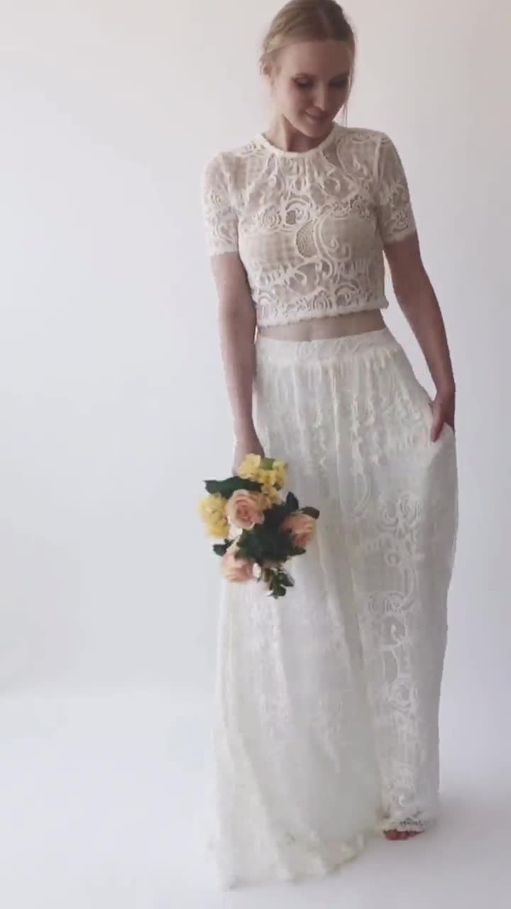 Ivory Wedding Dress Separates 1249 -  Canada