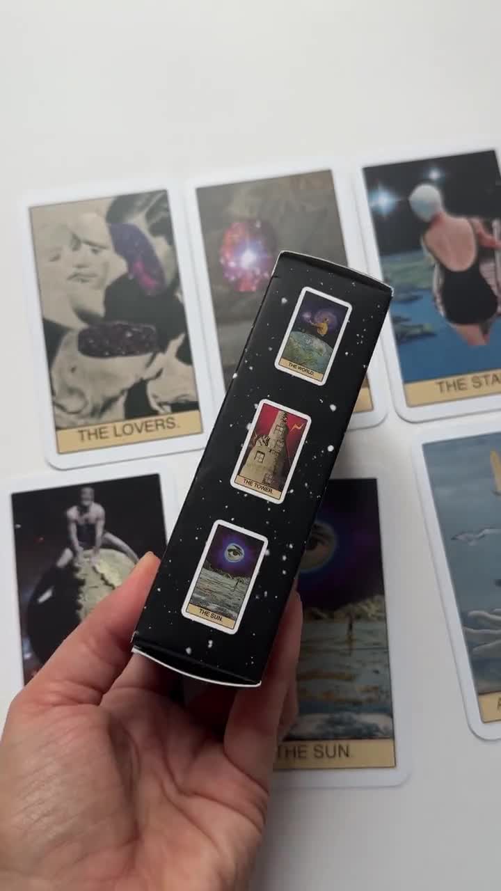 Maya Land Tarot Deck - 78 Unique Collage Art Cards - Etsy