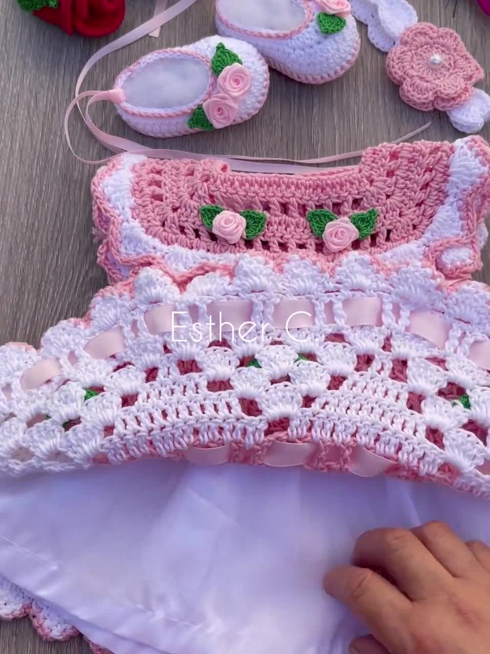 Crochet Baby Dress PATTERN Only PDF 1-2 Years - Etsy