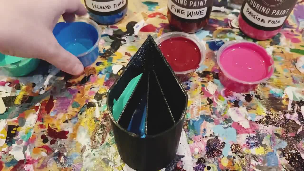 Pouring Acrylic Paint Entire Line 22 Bottles 