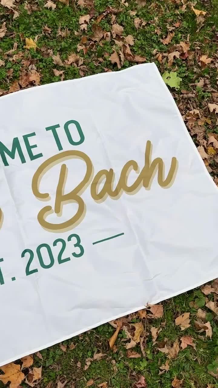 Camp Bach Flag for Camp-Themed Bachelorette Party | CAMP BACH