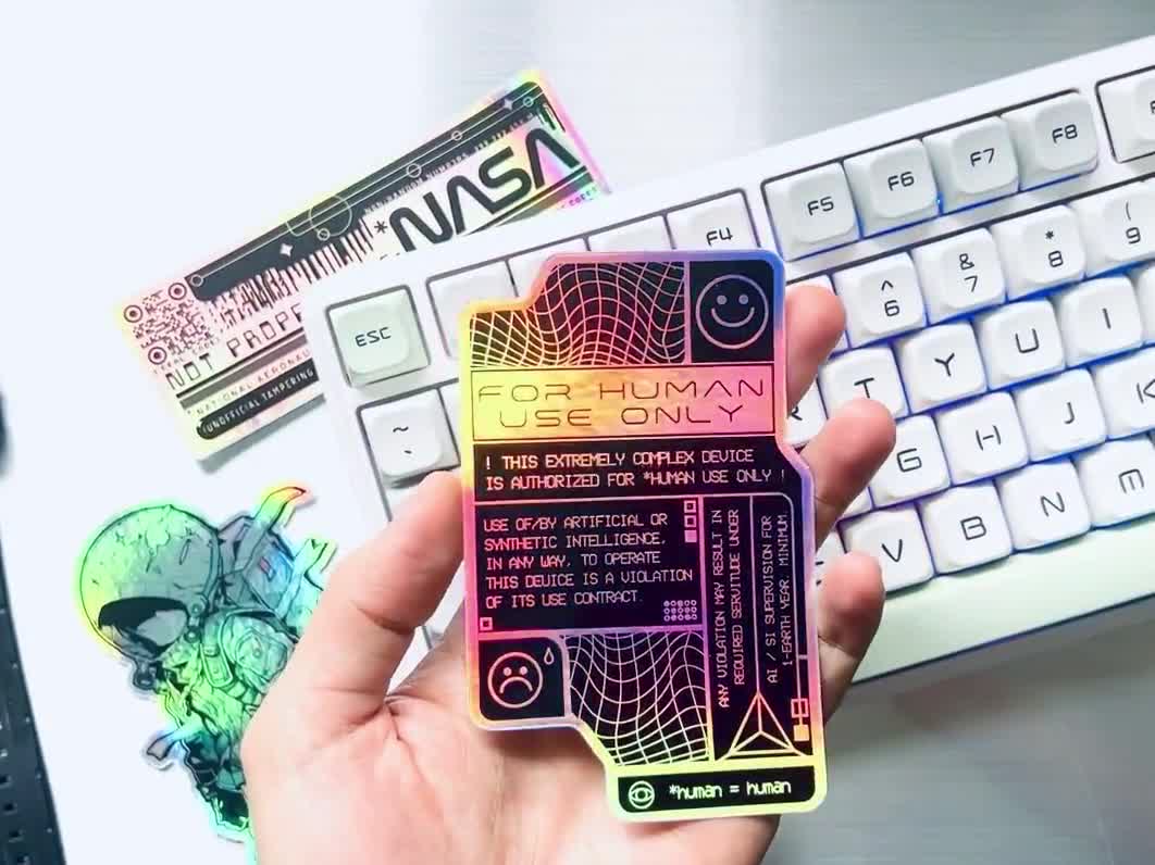 "I Love Yoga Pants" Vinyl Decal - Holographic 8x2 Inch Sticker For Cars, Laptops, Water Bottles