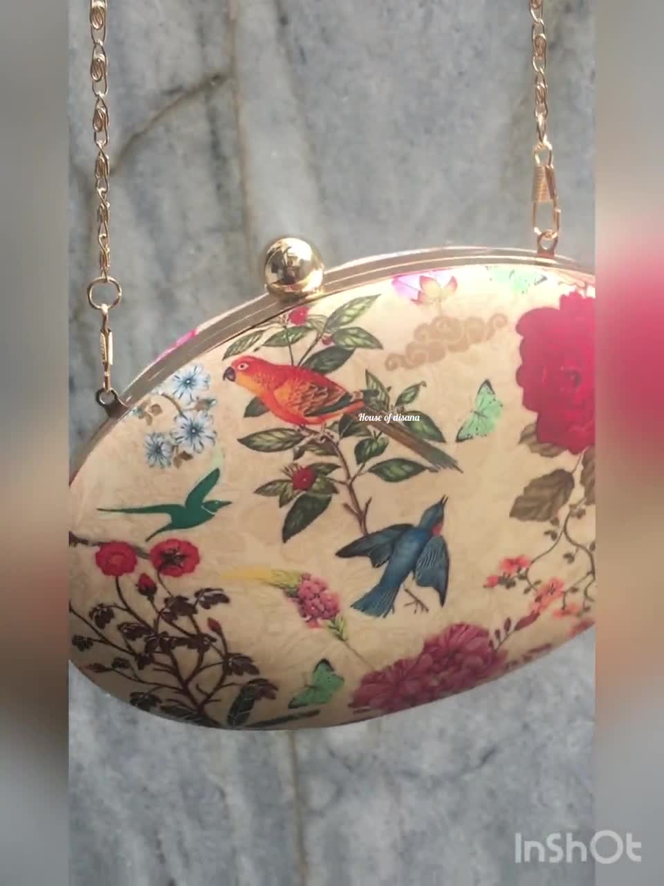 Gucci on sale flora clutch