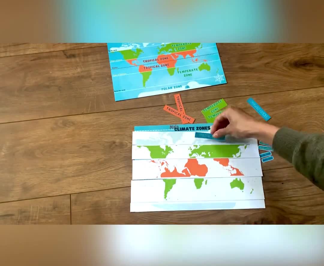 world climate zone map for kids