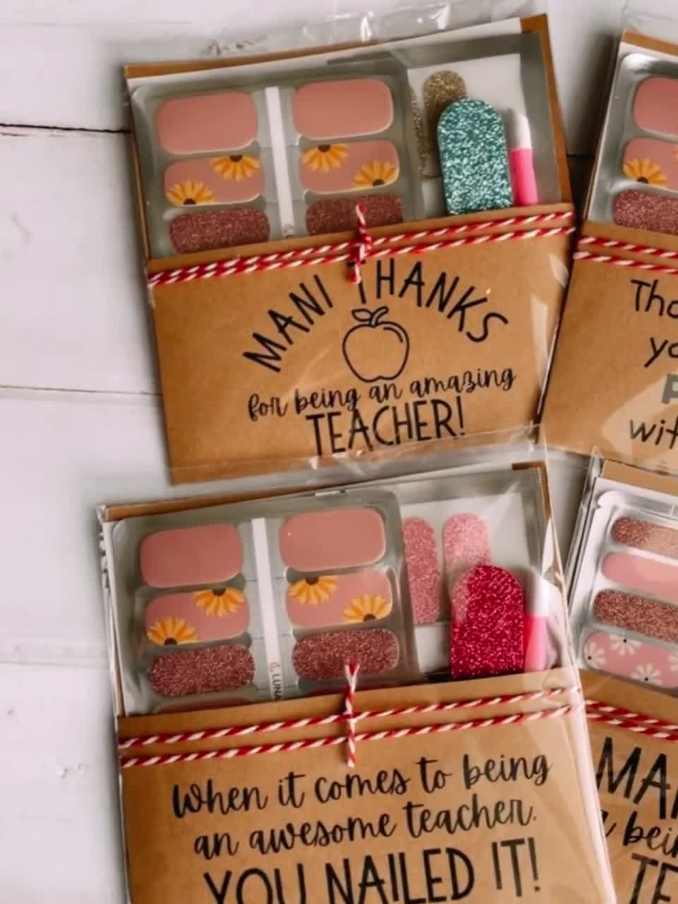 Teacher Gifts Teacher Appreciation Gifts Bulk End of Year Teacher Gift Box  Teacher Gifts Basket Teacher Nail Wraps Gift Sets -  Canada