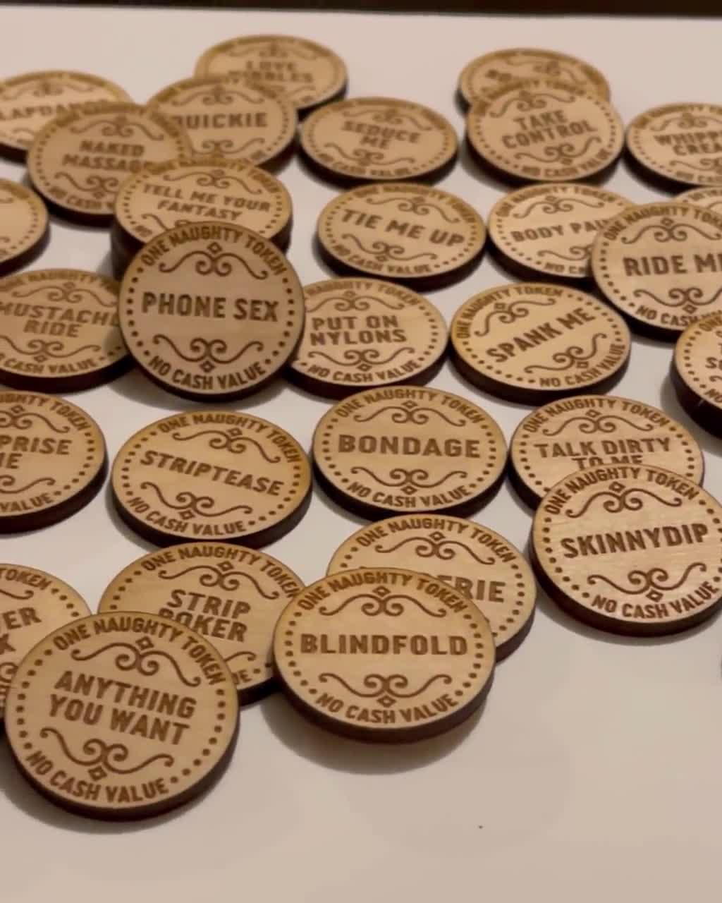 Naughty Tokens, Sex Token, Anniversary Gift, Bachelorette Party, Bridal  Shower Gift, Wedding Gift, for Husband, Gift for Him, Adult Game - Etsy UK