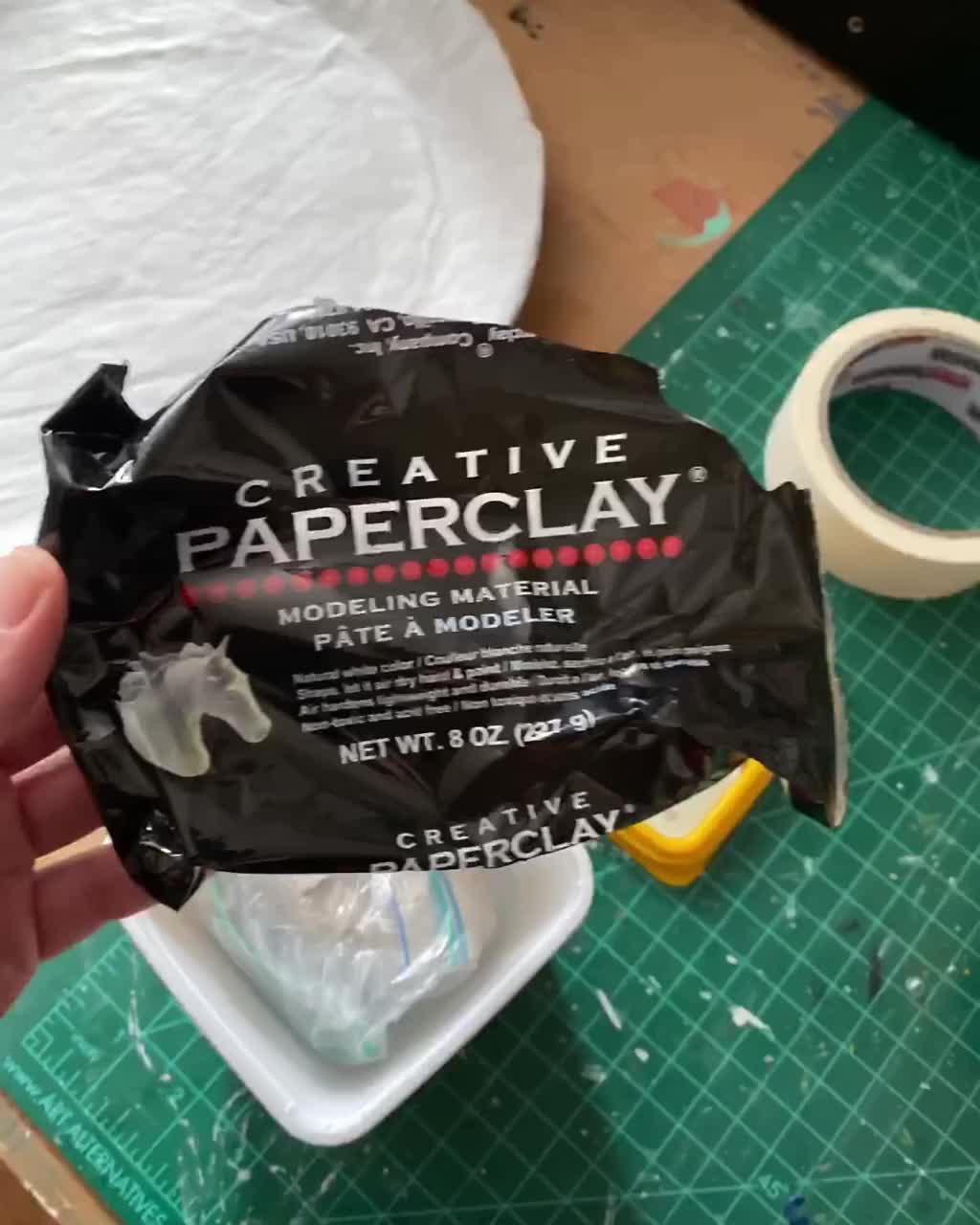 Paper Clay White 8 Oz Creative 